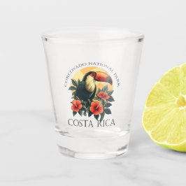 Corcovado Costa Rica Tukan Schnapsglas