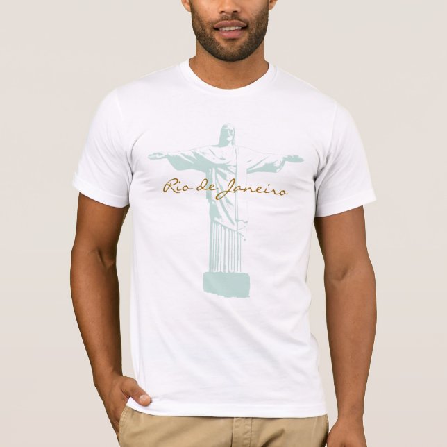 Corcovado RiodeJaneiro Brasilien T-Shirt (Vorderseite)