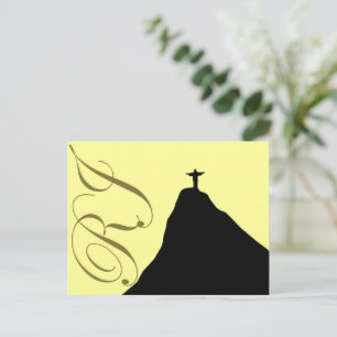 Corcovado - RJ - Brasilien Postkarte
