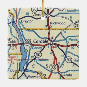 Cordele Georgia Keramikornament