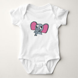 Cordelia Elephant Baby One-sie Baby Bodysuit Strampler