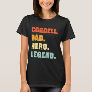 Cordell Vater Hero Legend Personalisierter Individ T-Shirt