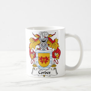 Cordes Familienwappen Kaffeetasse