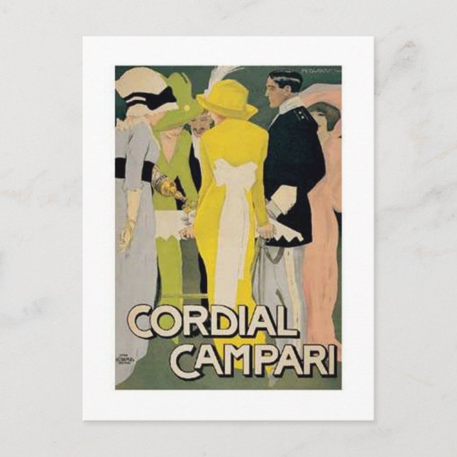 Cordial Campari 2 Postkarte (Vorderseite)