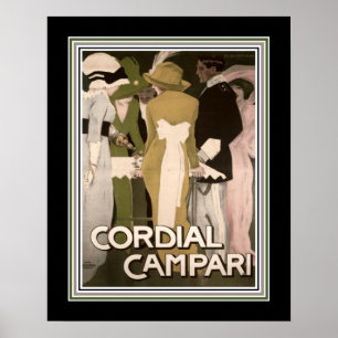 Cordial Compari Vintage Ad Poster