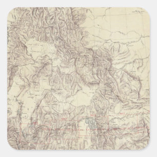 Cordilleras Quadratischer Aufkleber