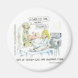 Cordless Baby Funny Cards T-Shirts Tasse und Gesch Magnet
