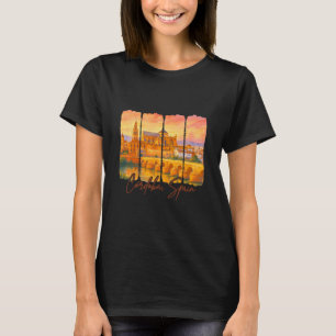 Cordo Spanien Reisende Pinselstrich Cordo Souvenir T-Shirt