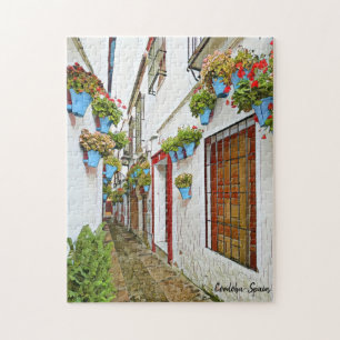 Cordoba-Alleyway - das echte Spanien Puzzle