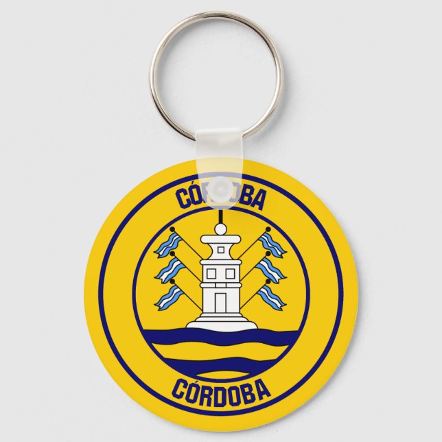 Córdoba RundEmblem Schlüsselanhänger (Vorderseite)