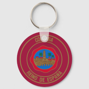 Córdoba RundEmblem Schlüsselanhänger