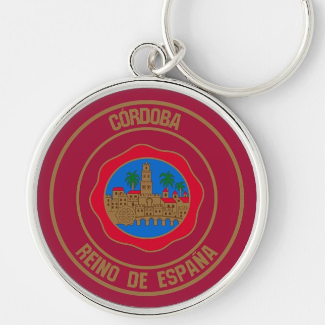 Córdoba RundEmblem Schlüsselanhänger (Vorne)