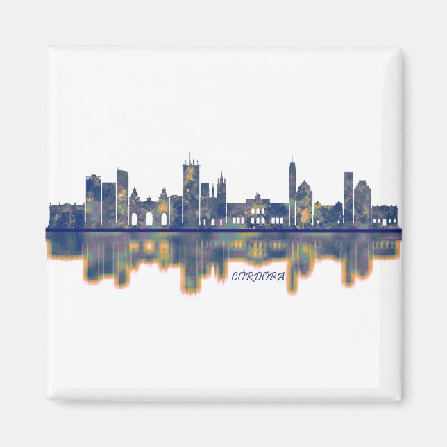 Córdoba Skyline Magnet (Vorne)