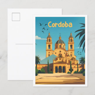 Cordoba Spanien Art Vintage Postkarte