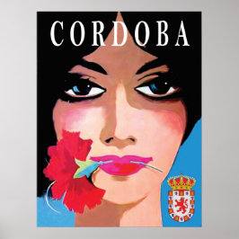 Cordoba, Spanien, gegenüber einer wunderschönen Fr Poster