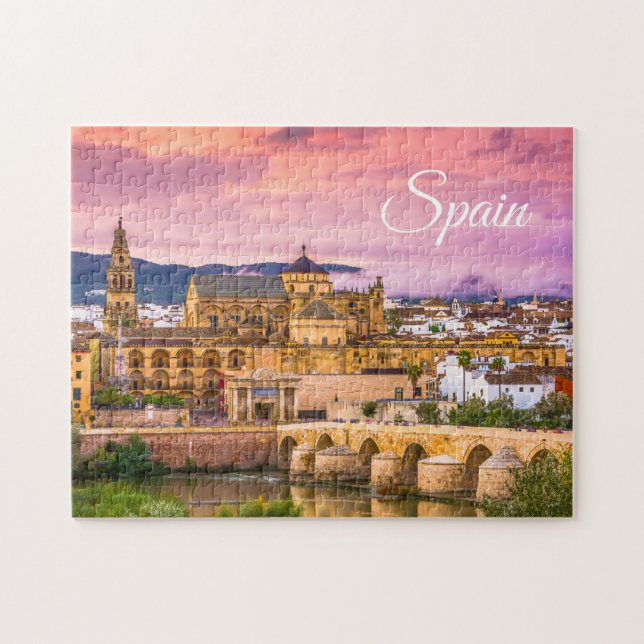 Cordoba, Spanien Schöner Sonnenuntergang Puzzle (Horizontal)