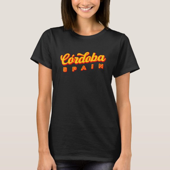 Córdoba Spanien T-Shirt (Vorderseite)