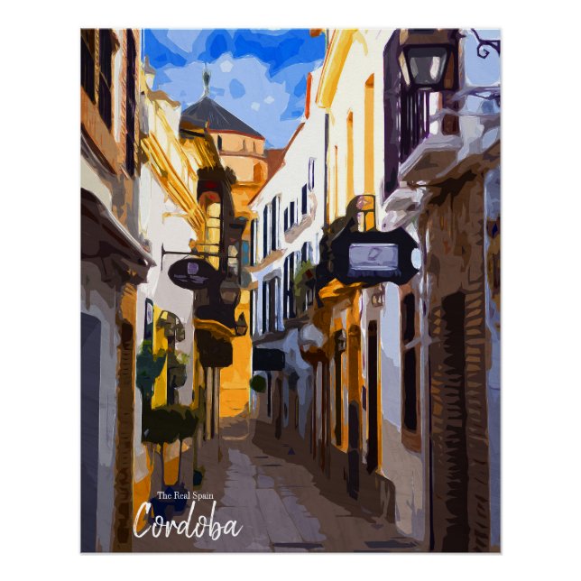 Cordoba Street - Spanien Poster (Vorderseite)