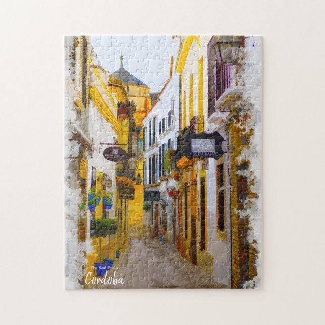 Cordoba Street - Spanien Puzzle (Vertikal)