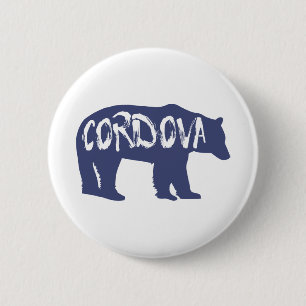 Cordova Alaska Bear Button