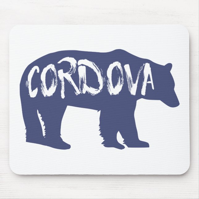 Cordova Alaska Bear Mousepad (Vorne)