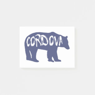 Cordova Alaska Bear Post-it Klebezettel