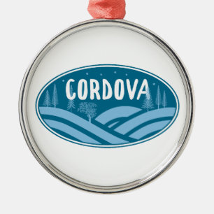 Cordova Alaska Outdoors Ornament Aus Metall