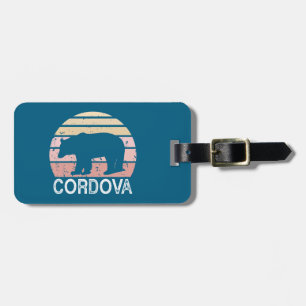 Cordova Alaska Retro Bär Gepäckanhänger