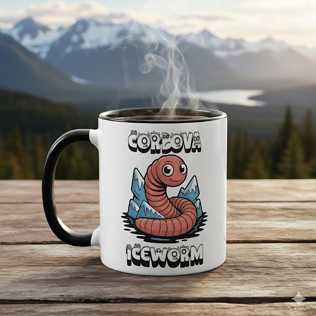 Cordova Iceworm Alaska Cryptid Tasse (Von Creator hochgeladen)