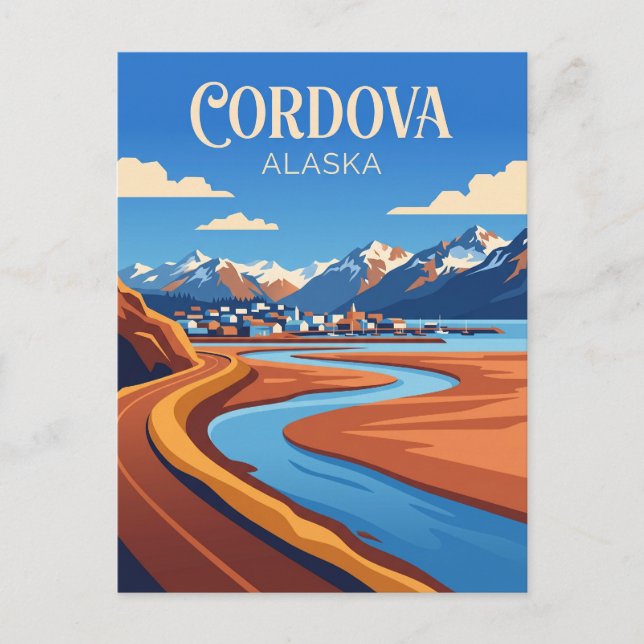 Cordova USA Postkarte (Vorderseite)
