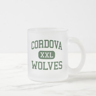 Cordova - Wölfe - Highschool - Cordova Tennessee Mattglastasse