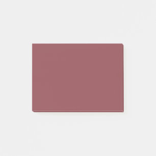 Cordovan Solid Color Post-it Klebezettel
