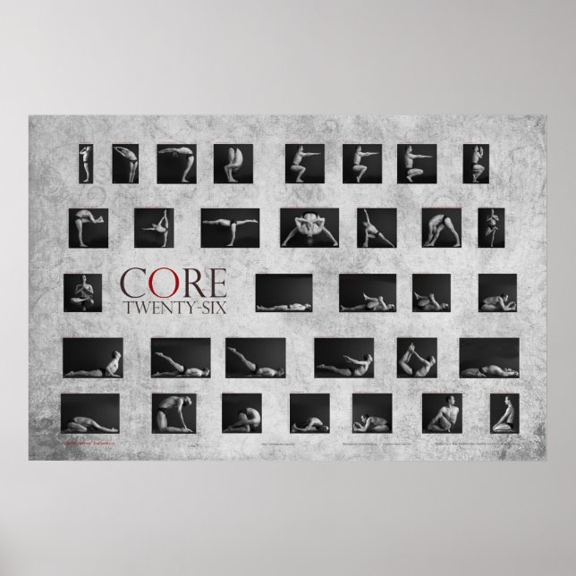 Core 26 Yoga-Poster Poster (Vorne)