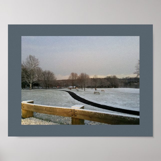 Core Creek Park Winter Poster (Vorne)