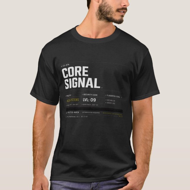 Core Signal — Tactical Protocol  T-Shirt (Vorderseite)