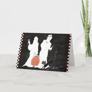 Core Stärke and Martinis Ghost Halloween Pilates Karte