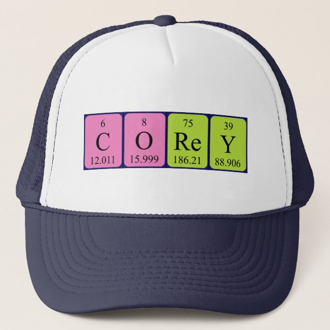 Corey Periodenname, der Truckerkappe (Vorderseite)
