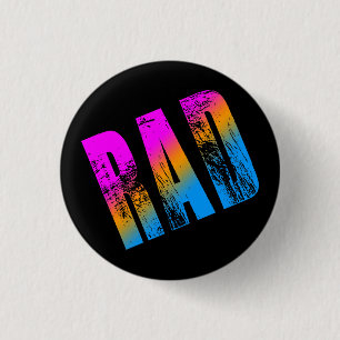 COREY TIGER 1980ER NEUE WAVE KRASSE BUTTON-SCHALTF BUTTON