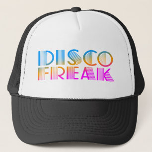 COREY TIGER 1980er RETRO DISCO FREAK MULTIFARBIG Truckerkappe