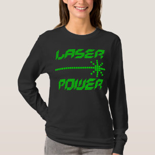 COREY TIGER 1980er RETRO LASER POWER T-Shirt