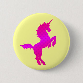 COREY TIGER 1980er RETRO VINTAG UNICORN STARS PINK Button