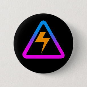 COREY TIGER 1980er RETRO-ZEICHEN Button