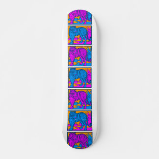 COREY TIGER 1980er TIGER SCENE WHITE Skateboard
