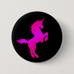 Corey Tiger 1980S Retro Vintage Einhornsteine Rosa Button