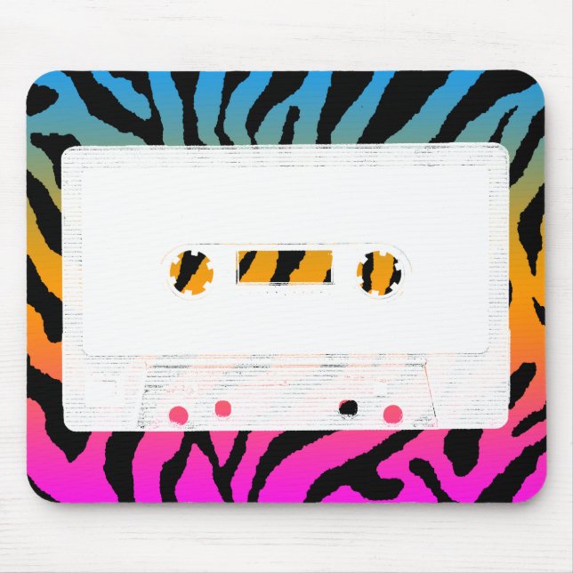 Corey Tiger 80er Cassette Tape Mousepad (Vorne)