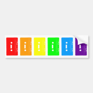 Corey Tiger 80er Cassette Tapes Rainbow Autoaufkleber