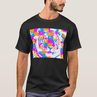 COREY TIGER 80er KARO TIGER FACE T-Shirt
