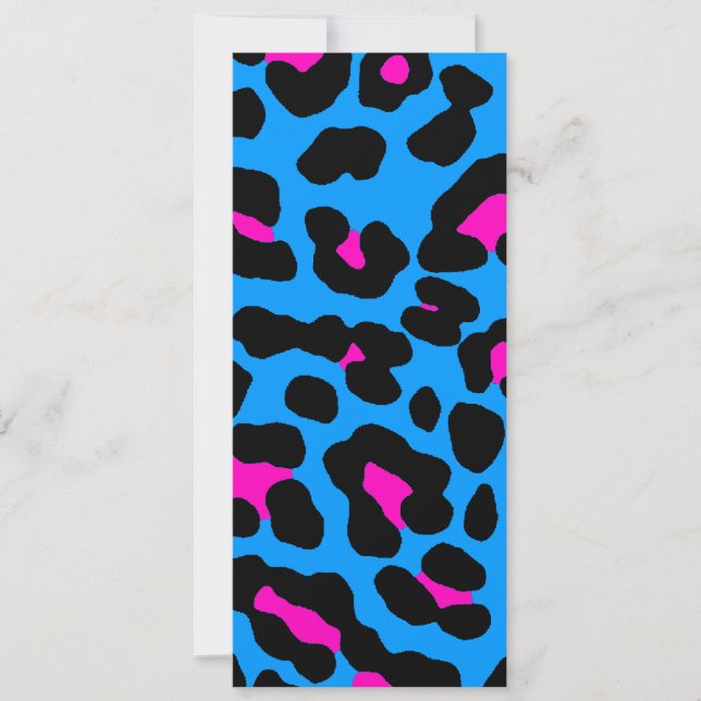 Corey Tiger 80er Leopard Spots (blau) (Vorderseite)