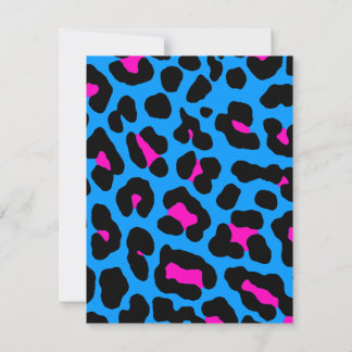 Corey Tiger 80er Leopard Spots (blau)
