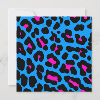 Corey Tiger 80er Leopard Spots (blau)